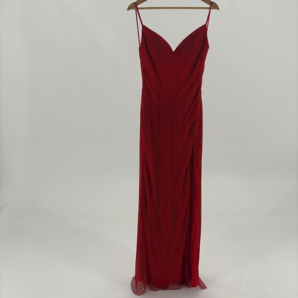 Jovani Solid Net Gown